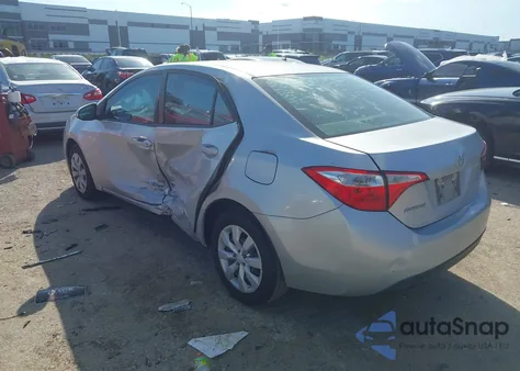 2016 Toyota Corolla Le from USA, damaged, VIN 5YFBURHE0GP542099